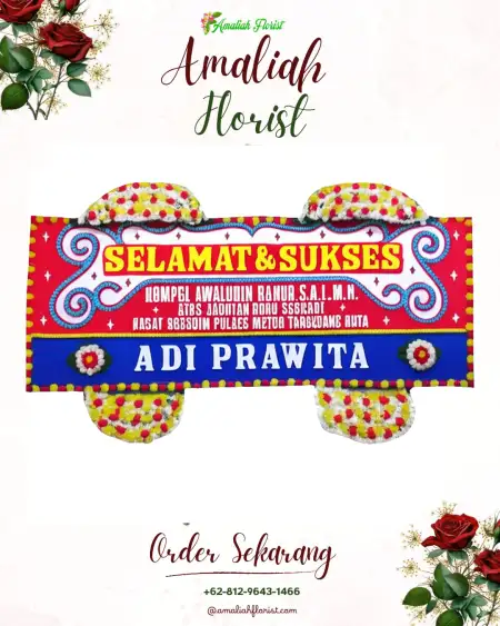 Papan Bunga Ucapan Selamat Pulungdowo